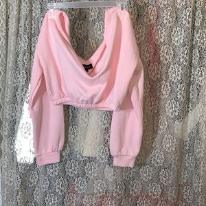 Off the shoulder sweater top